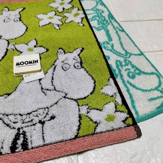 ムーミン(MOOMIN)の新品２枚 スナフキン タオルハンカチ ムーミント MOOMIN トーベ・ヤンソン(タオル)