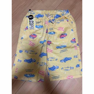 130センチ 新品未使用 ハーフパンツ くるま おしゃれ柄　キッズ(パンツ/スパッツ)