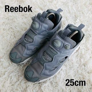 リーボック(Reebok)のReebokリーボックポンプフューリー　ライトグレー灰色　25cm(スニーカー)