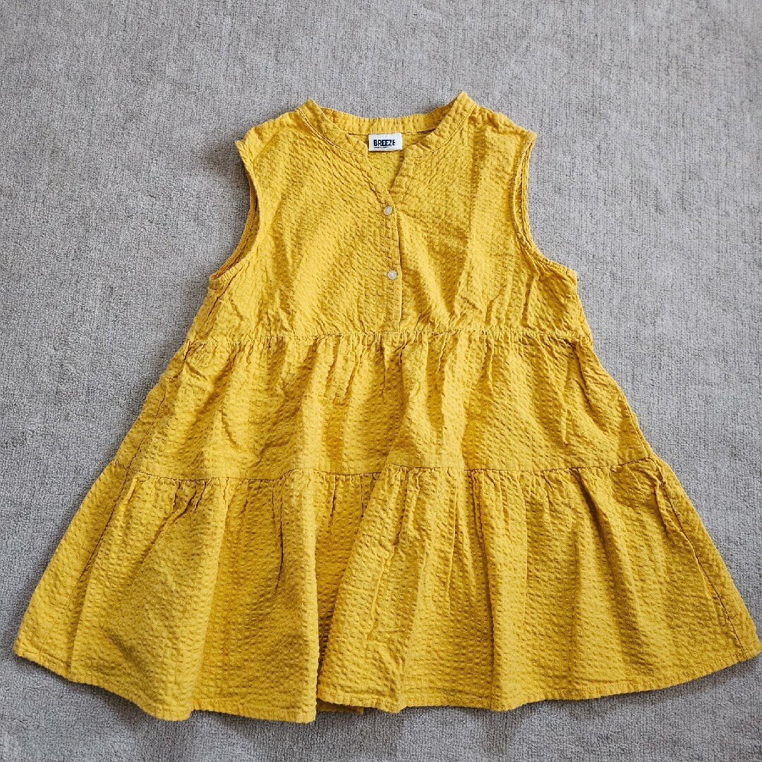 BREEZE(ブリーズ)のブリーズBREEZE　フレアチュニック　トップス　未使用 キッズ/ベビー/マタニティのキッズ服女の子用(90cm~)(Tシャツ/カットソー)の商品写真