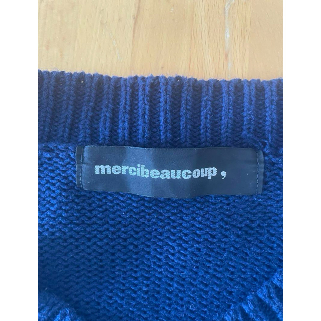 mercibeaucoup(メルシーボークー)の 春 mercibeaucoup メルシーボーク コットンセーター レディースのトップス(ニット/セーター)の商品写真