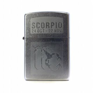 ジッポー(ZIPPO)のジッポー タバコ オイルライター スコーピオン サソリ 喫煙具 火花確認済み(その他)