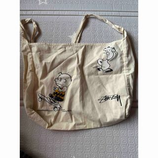 STUSSY スヌーピーコラボトート(トートバッグ)