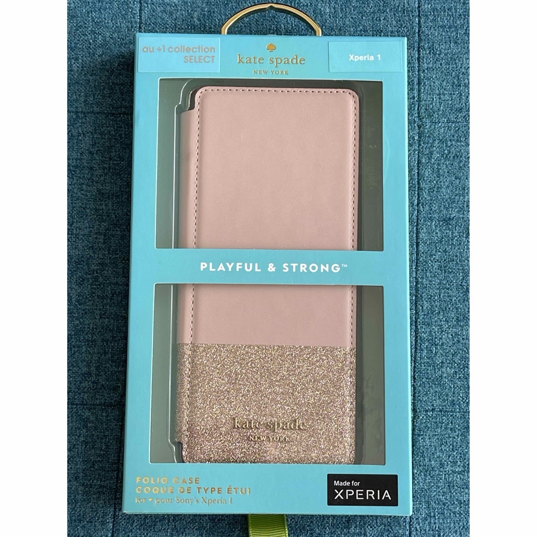 kate spade new york(ケイトスペードニューヨーク)の【新品未使用】Xperia1用 kate spade 手帳型ケース スマホ/家電/カメラのスマホアクセサリー(Androidケース)の商品写真