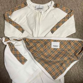 バーバリー(BURBERRY)のBurberry バーバリー  ベビー ロンパース チェックトリム ギフトセット(ロンパース)