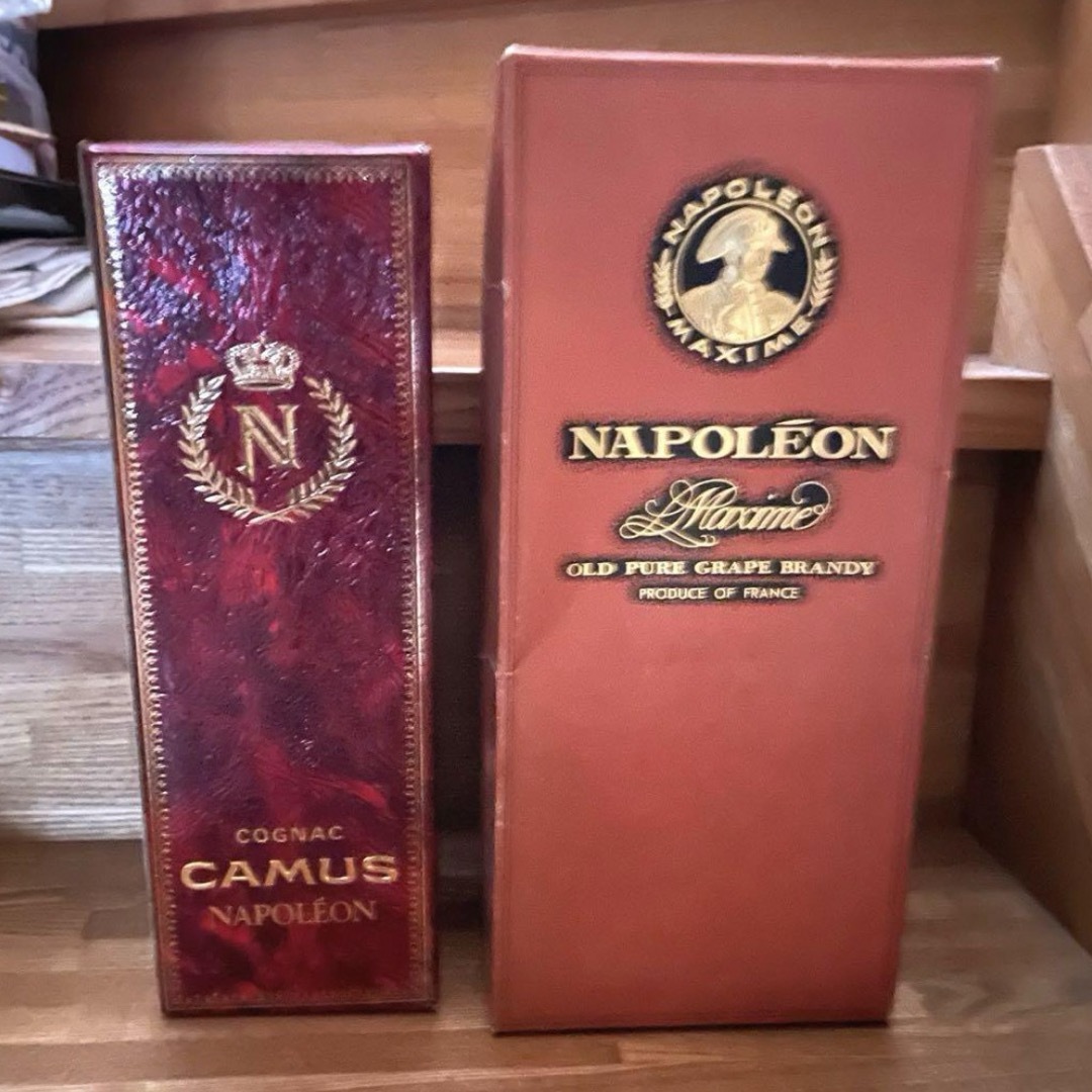 カミュ(カミュ)のナポレオン 2本セット 食品/飲料/酒の酒(ブランデー)の商品写真