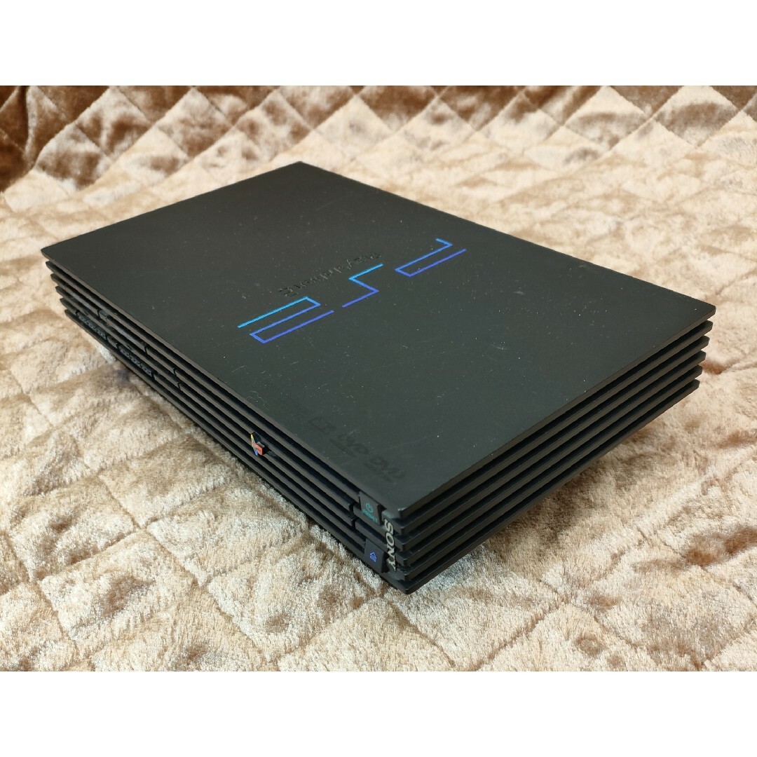 PlayStation2(プレイステーション2)の【美品】プレイステーション2 本体一式セット☆PlayStation2☆実動品☆ エンタメ/ホビーのゲームソフト/ゲーム機本体(家庭用ゲーム機本体)の商品写真