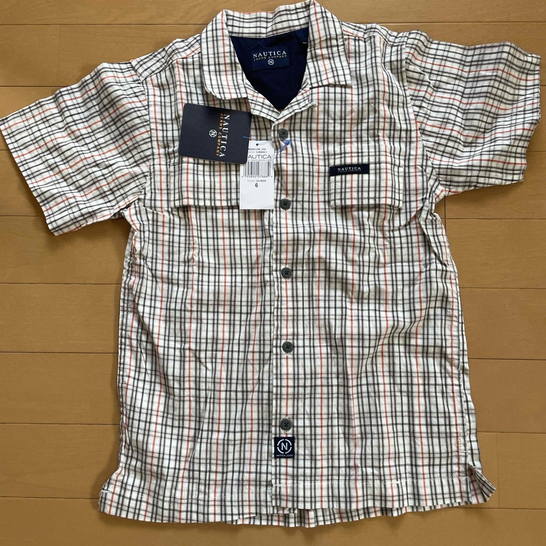 NAUTICA(ノーティカ)のNAUTICA チェック長袖シャツ   L(6]130から140センチボーイズ キッズ/ベビー/マタニティのキッズ服男の子用(90cm~)(ブラウス)の商品写真