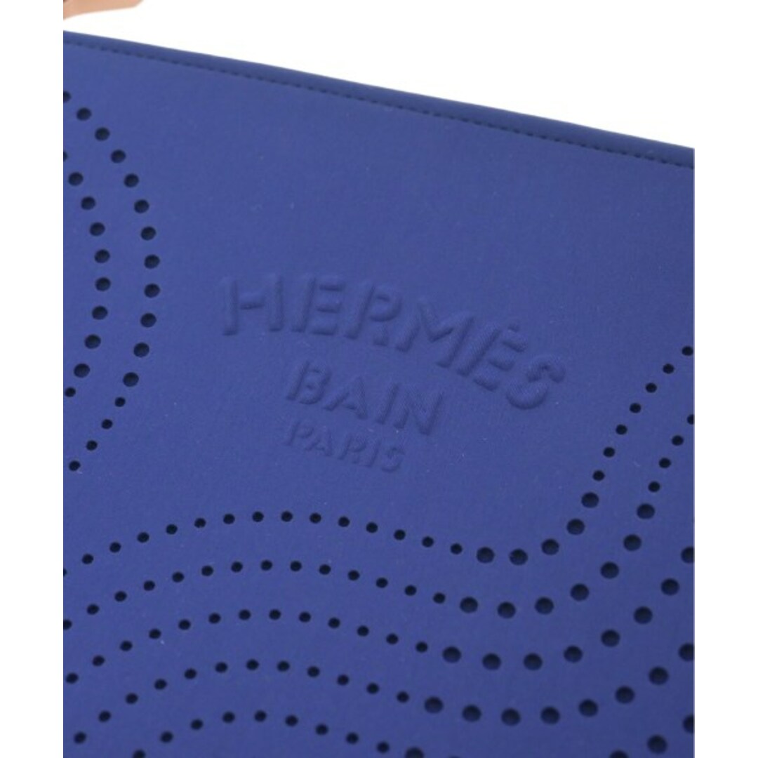 Hermes(エルメス)のHERMES エルメス ポーチ MM 紺 【古着】【中古】 レディースのファッション小物(ポーチ)の商品写真