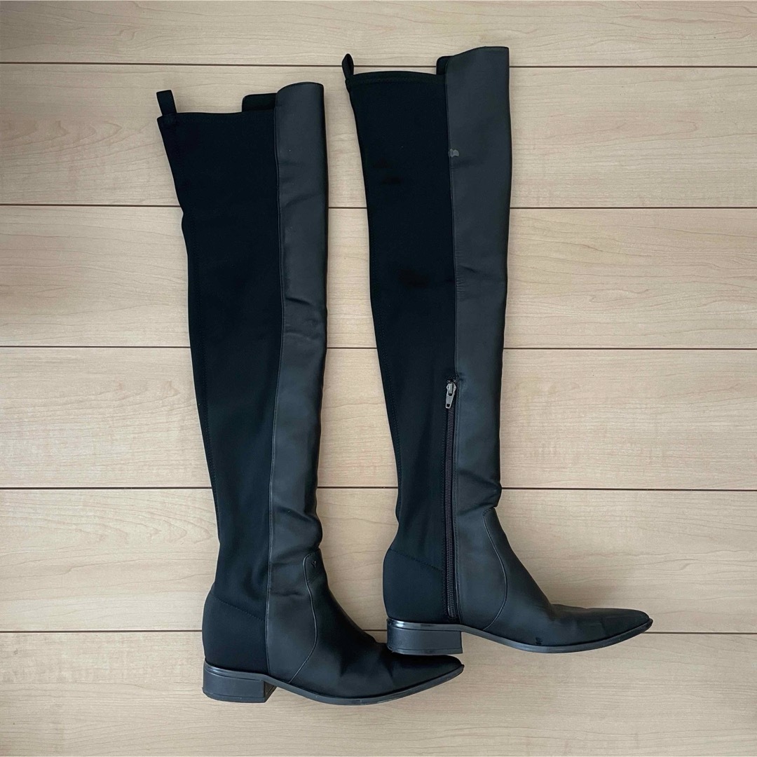 YELLO DRAMA FLAT LONG BOOTS YE-20A1-LB11 レディースの靴/シューズ(ブーツ)の商品写真