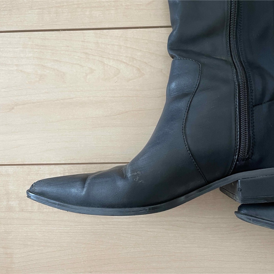 YELLO DRAMA FLAT LONG BOOTS YE-20A1-LB11 レディースの靴/シューズ(ブーツ)の商品写真