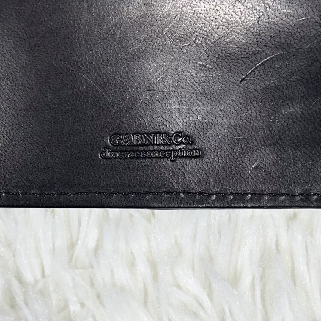 GARNI(ガルニ)の【希少】 ガルニ 財布 Crack Mini Fold Wallet レザー メンズのファッション小物(折り財布)の商品写真