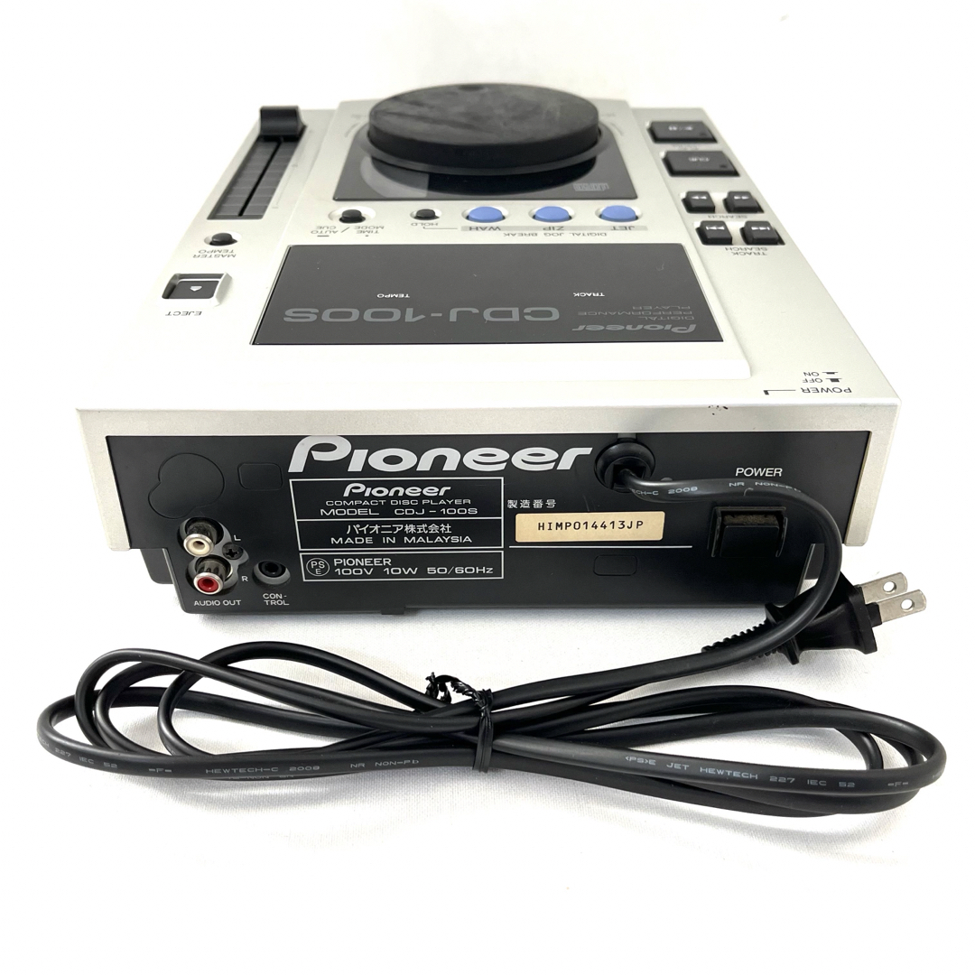 Pioneer(パイオニア)の【動作確認済】Pioneer プロフェッショナルCDプレーヤー CDJ-100S 楽器のDJ機器(CDJ)の商品写真