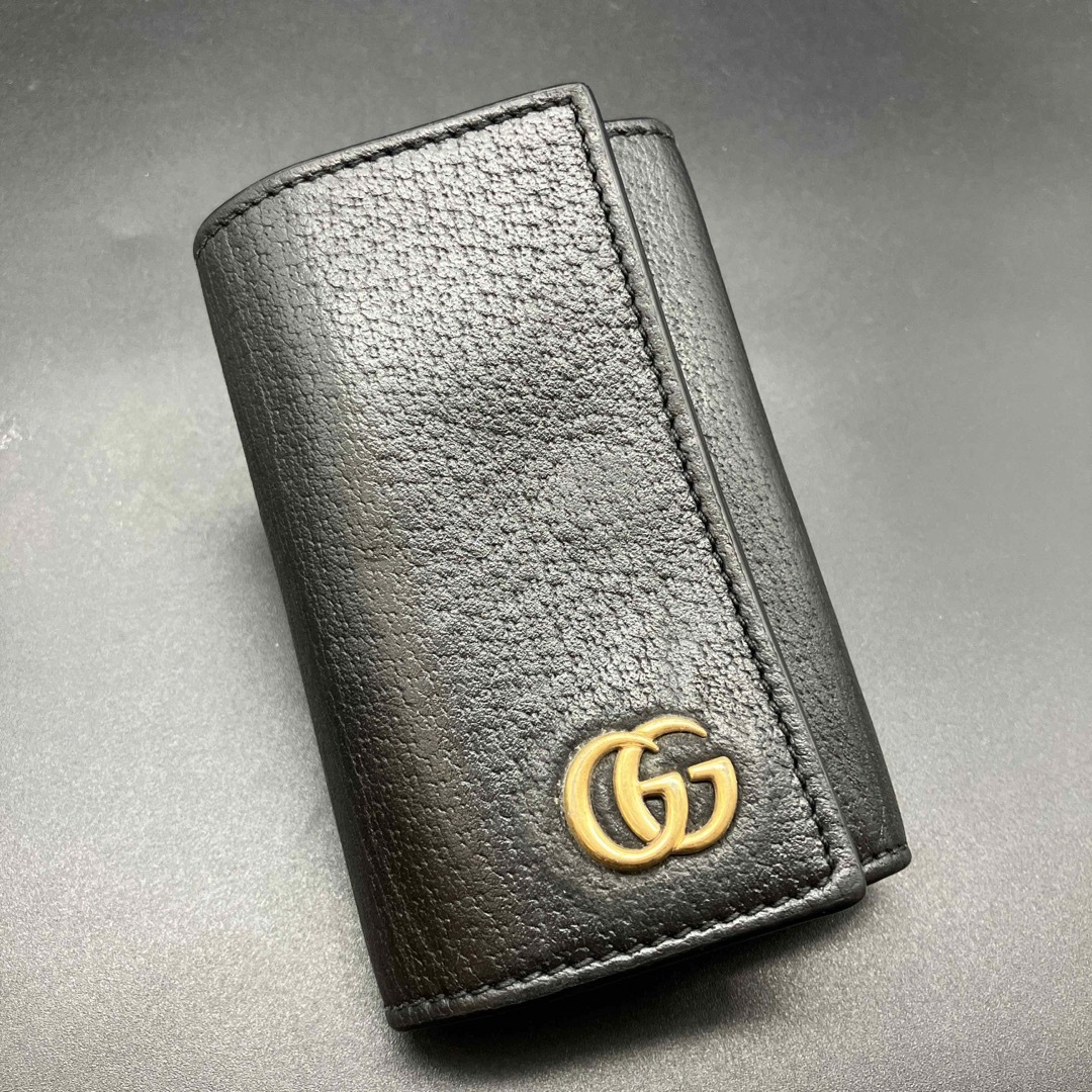 Gucci(グッチ)の即決 GUCCI グッチ GGマーモント キーケース キーリング メンズのファッション小物(キーケース)の商品写真