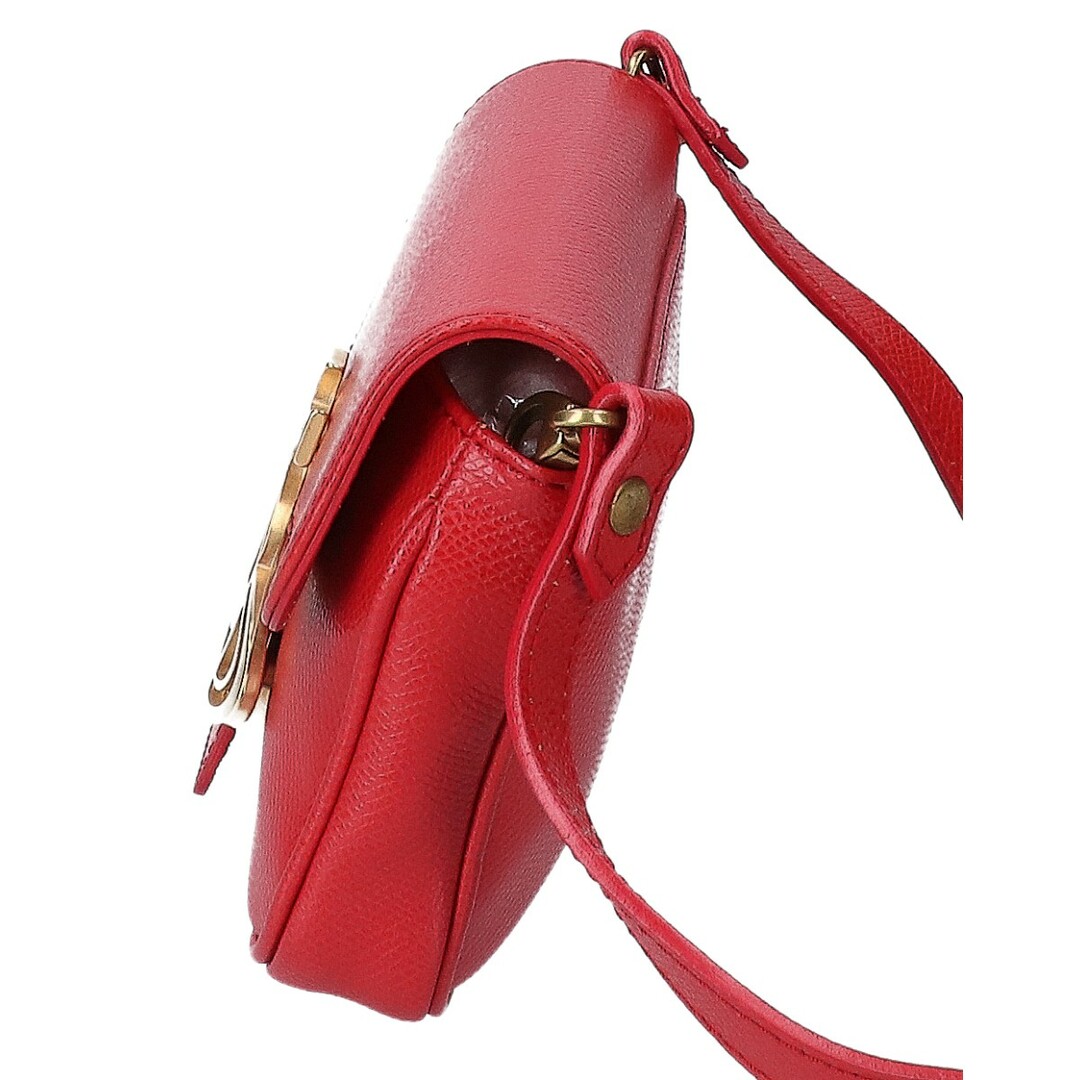 Vivienne Westwood(ヴィヴィアンウエストウッド)のヴィヴィアンウエストウッド オーブ レザーフラップ ミニ レディースのバッグ(ショルダーバッグ)の商品写真