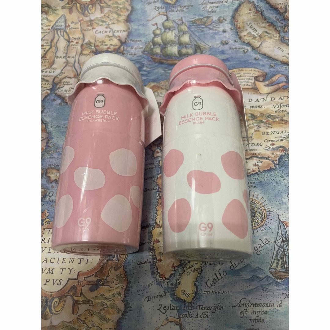 MILK BUBBLE ESSENCE PACK  2本セット コスメ/美容のスキンケア/基礎化粧品(パック/フェイスマスク)の商品写真