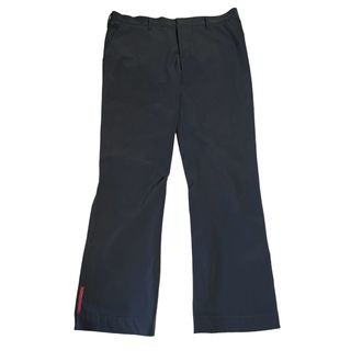 プラダ(PRADA)のprada sport archive side zip flare pants(スラックス)