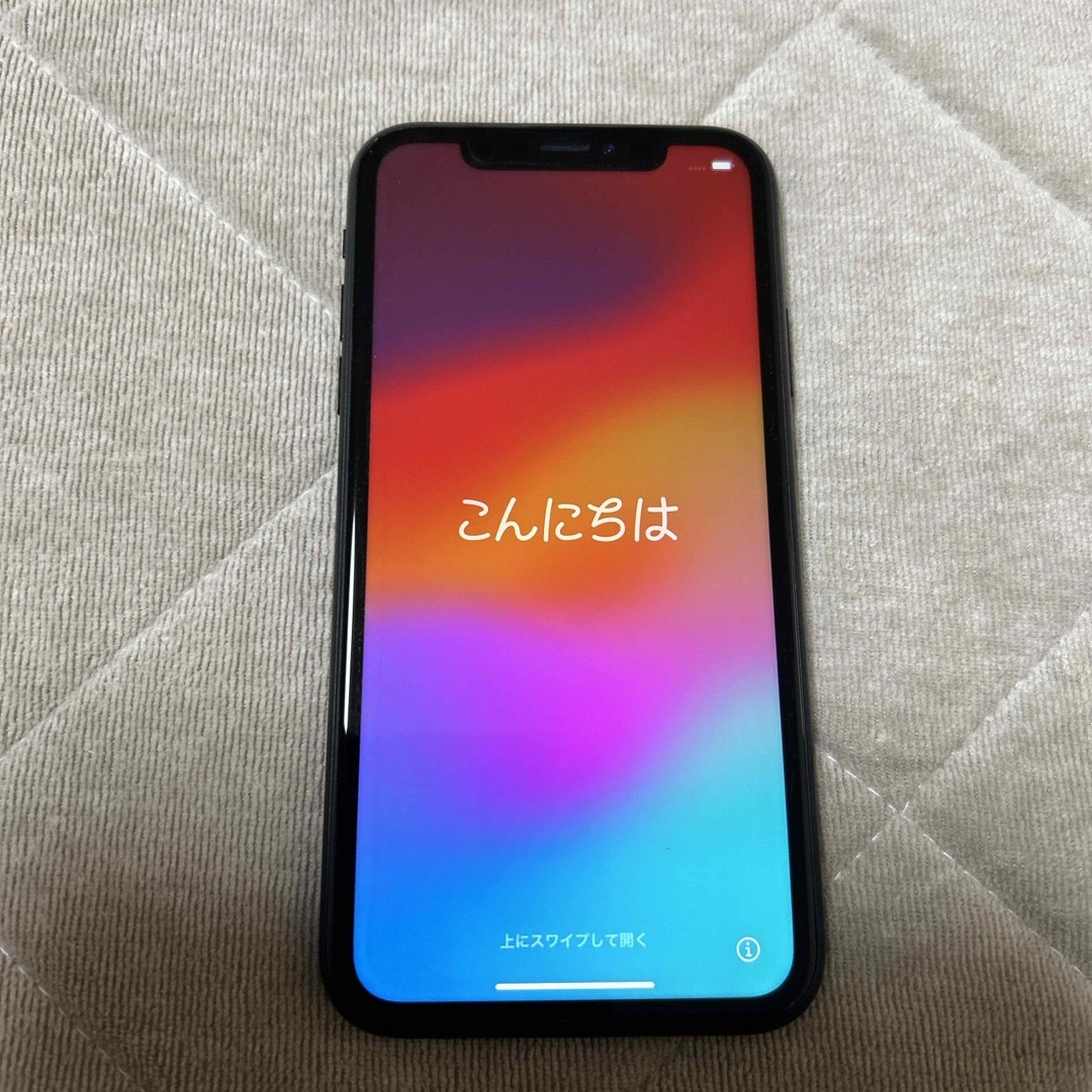 iPhone(アイフォーン)の【３代目魚武濱田様専用】iPhone XR 64GB 黒 スマホ/家電/カメラのスマートフォン/携帯電話(スマートフォン本体)の商品写真