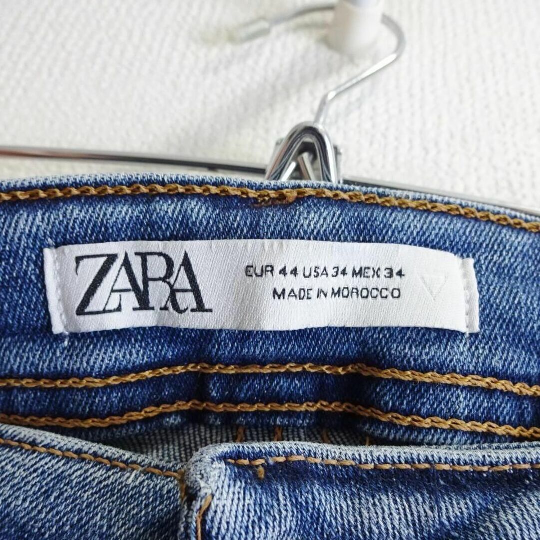 ZARA(ザラ)のZARA　スキニーデニム　W81cm　強ストレッチ　ハイライズ　明藍　モロッコ製 メンズのパンツ(デニム/ジーンズ)の商品写真