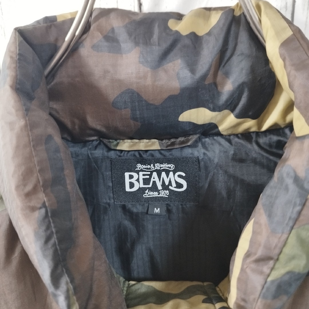 BEAMS(ビームス)の【BEAMS】Camo Patterned Down Vest　KT17 メンズのジャケット/アウター(ダウンベスト)の商品写真