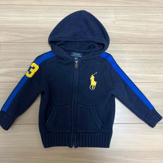 ポロラルフローレン(POLO RALPH LAUREN)のPOLOラルフローレン ニットジップパーカー24M(ニット)