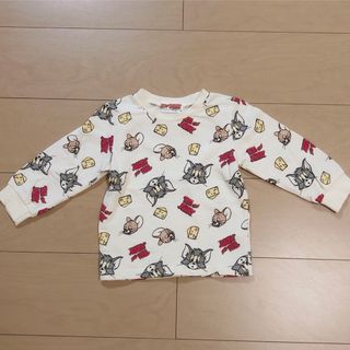 ベビーザラス(BABiESRUS)の新品　ベビーザラス　トムとジェリー　トレーナー　90(Tシャツ/カットソー)