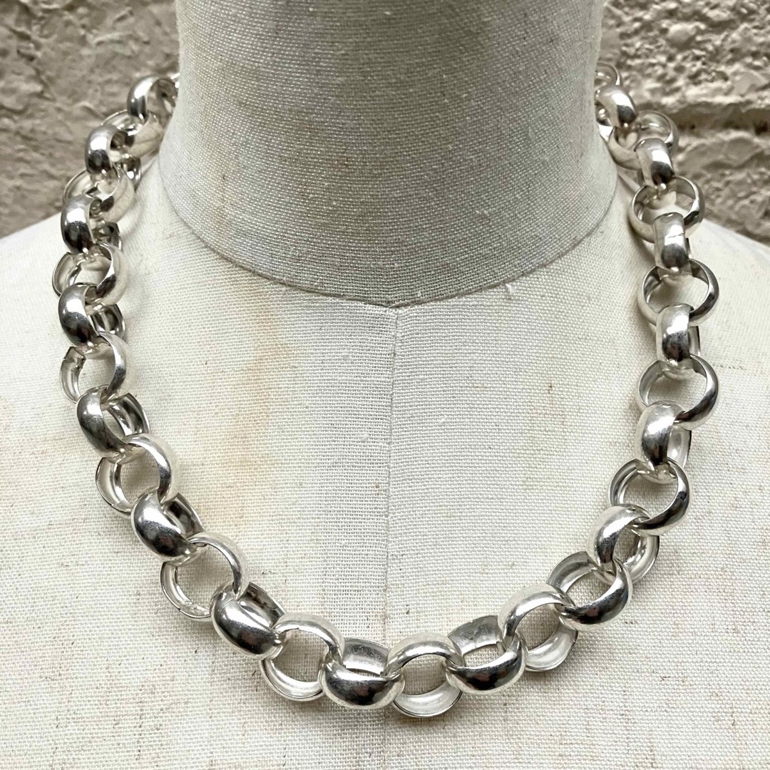 VINTAGE ヴィンテージ シルバー925エスカルゴチェーンネックレス VINTAGE ヴィンテージ シルバー925エスカルゴチェーンネックレス