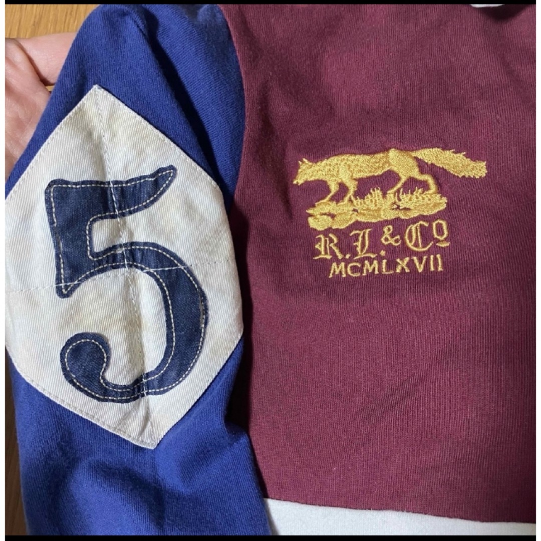 POLO RALPH LAUREN(ポロラルフローレン)のポロ　ラルフローレン　ラガーシャツ  140cm キッズ/ベビー/マタニティのキッズ服男の子用(90cm~)(Tシャツ/カットソー)の商品写真