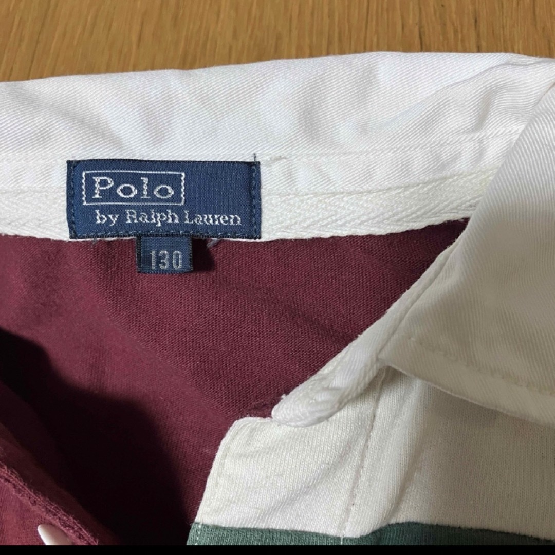 POLO RALPH LAUREN(ポロラルフローレン)のポロ　ラルフローレン　ラガーシャツ  140cm キッズ/ベビー/マタニティのキッズ服男の子用(90cm~)(Tシャツ/カットソー)の商品写真