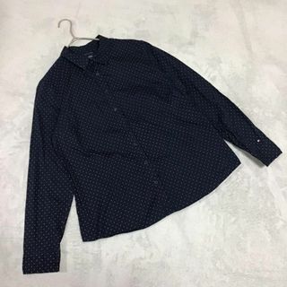 TOMMY HILFIGER - 【TOMMY HILFIGER 】トミーヒルフィガー (XL)ドットシャツ