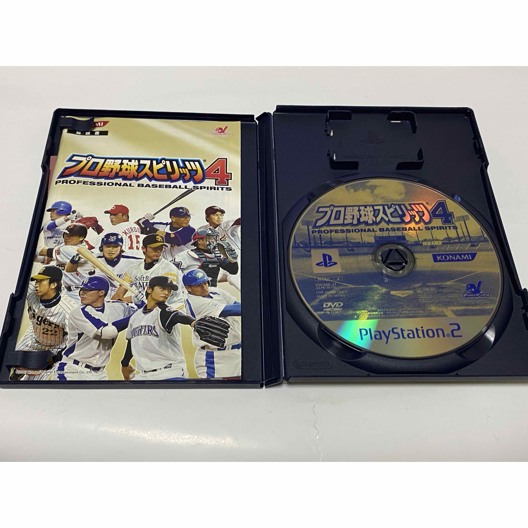 KONAMI(コナミ)の【動作確認済】プロ野球スピリッツ 4 エンタメ/ホビーのゲームソフト/ゲーム機本体(家庭用ゲームソフト)の商品写真