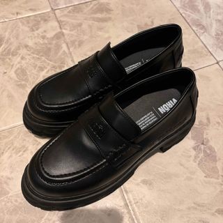 ヴィロン VIRON  厚底ローファー loafers ブラック(ドレス/ビジネス)