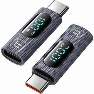 USB Type C 変換アダプタ 100W急速充電 【2個セット】(映像用ケーブル)