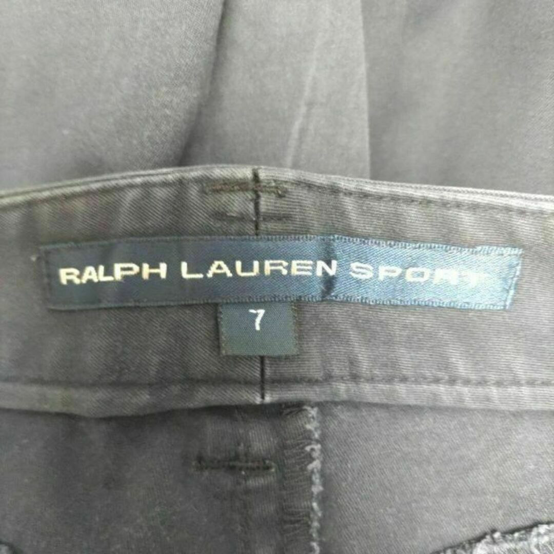 Ralph Lauren(ラルフローレン)のラルフローレンスポーツ コットン ストレッチパンツ 紺 7号 レディースのパンツ(カジュアルパンツ)の商品写真