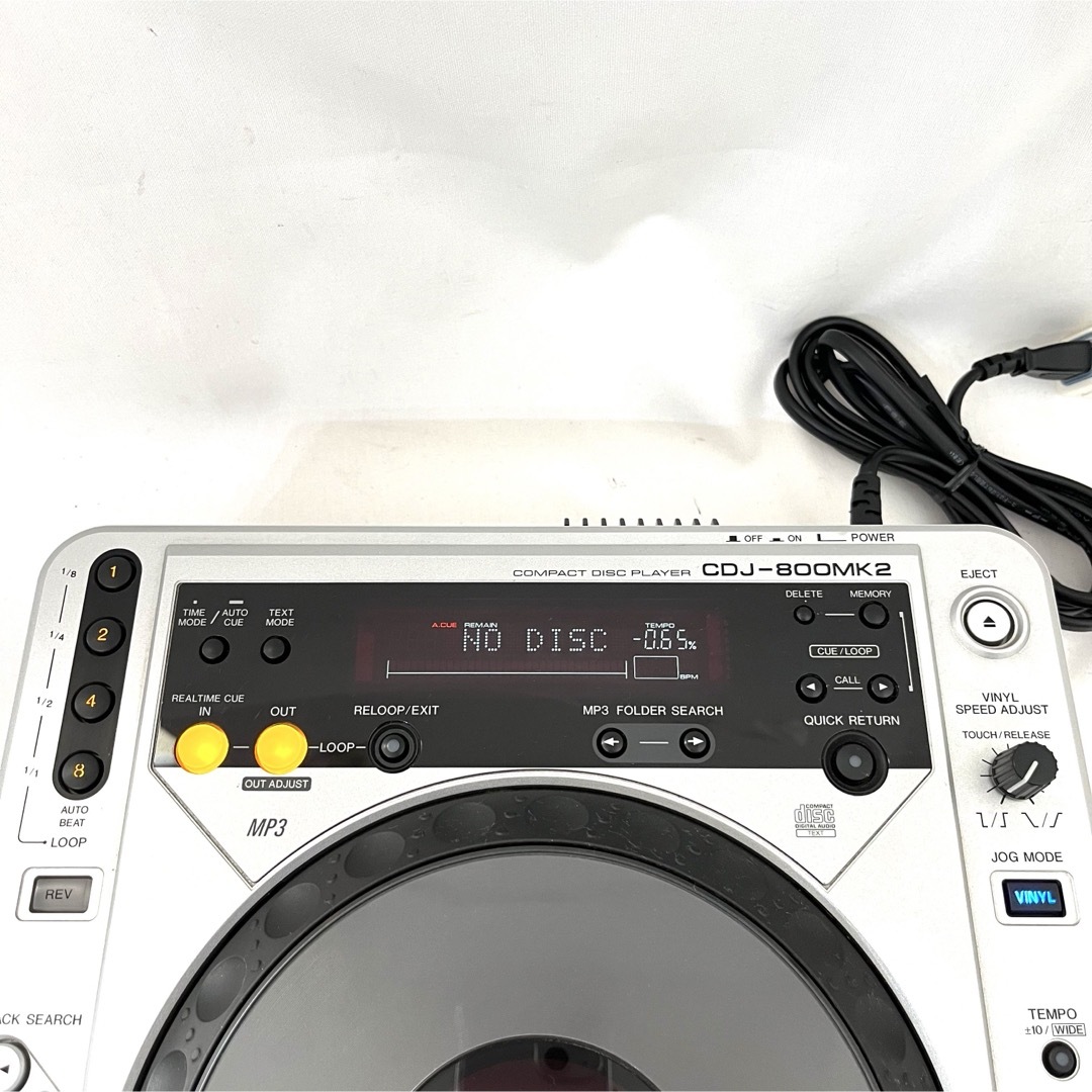 Pioneer(パイオニア)の【動作確認済】PIONEER DJ用 CDプレーヤー CDJ- 800MK2   楽器のDJ機器(CDJ)の商品写真