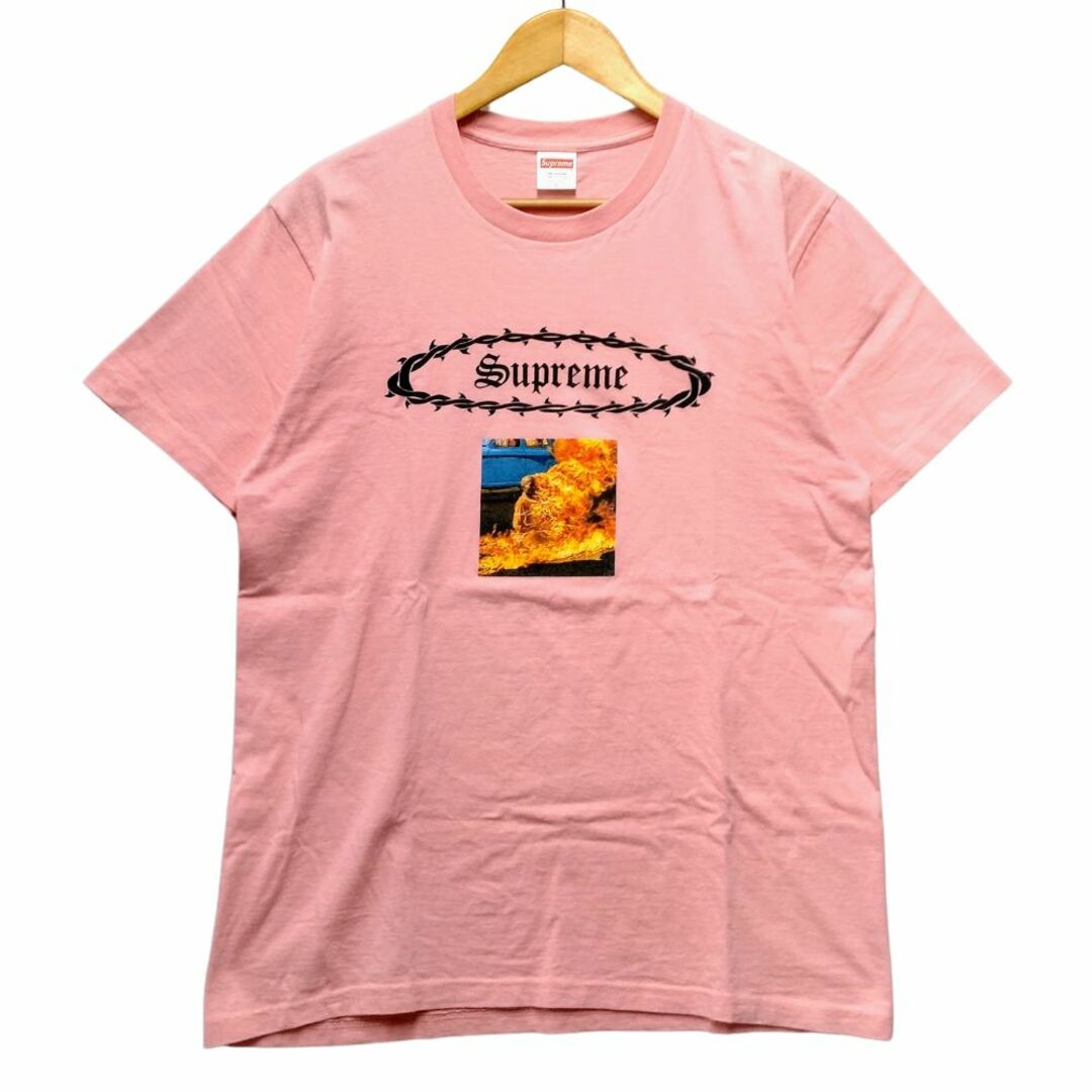 Supreme(シュプリーム)のSUPREME シュプリーム 17SS Eternal Tee エターナルTシャツ Rage Against the Machine 半袖 ピンク系 サイズ L 正規品 / 33794 メンズのトップス(Tシャツ/カットソー(半袖/袖なし))の商品写真