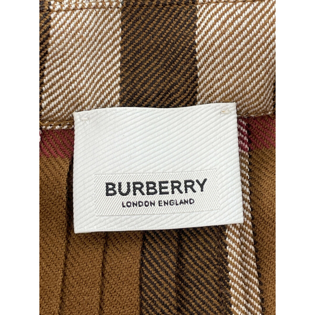 BURBERRY(バーバリー)のバーバリー ブラウン 8062856 フリンジラップベルトスカート Belted Frayed Checked Wool Skirt 34 レディースのスカート(その他)の商品写真