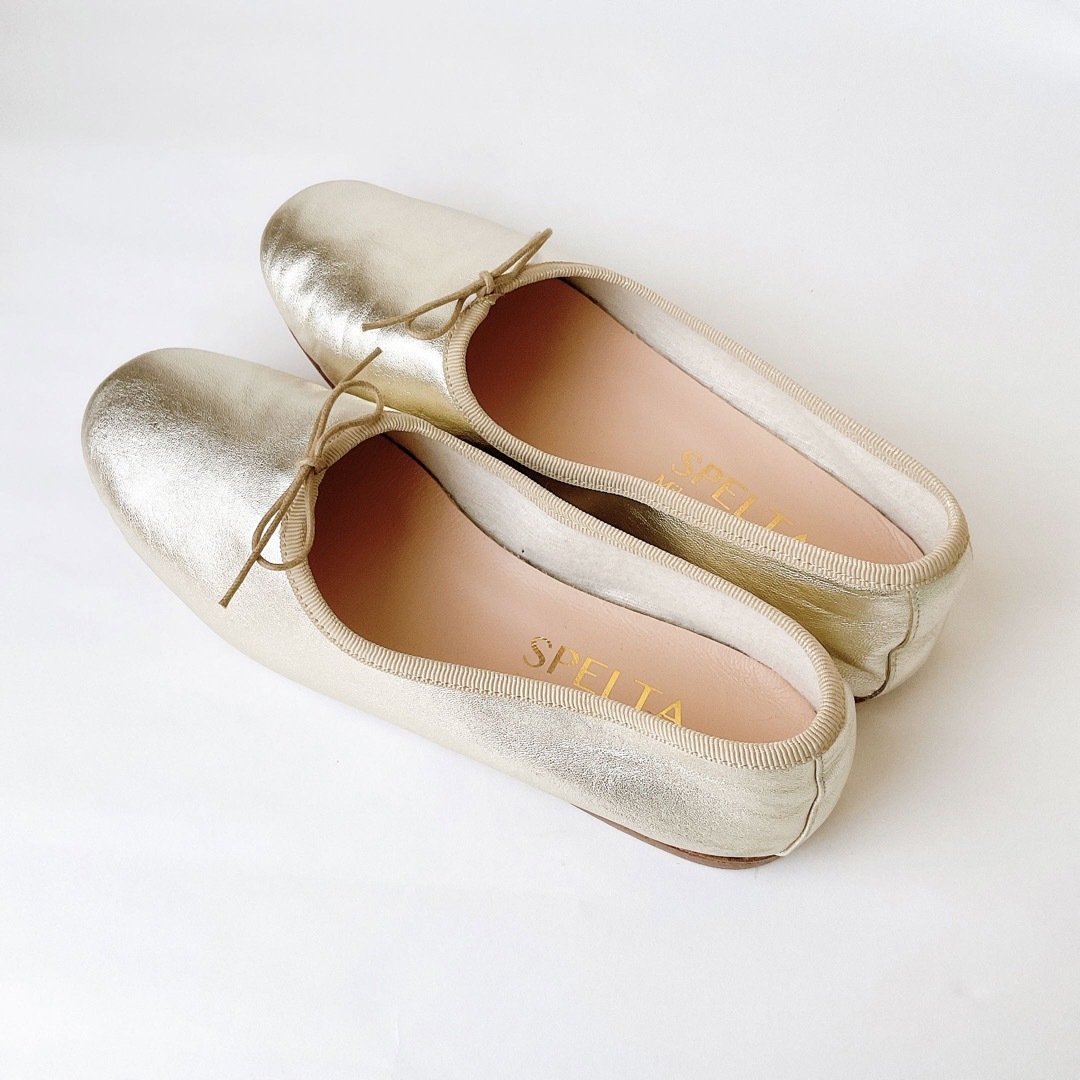 repetto(レペット)の【未使用】SPELTA/スペルタOLGAバレエシューズ◇36 23cm ゴールド レディースの靴/シューズ(バレエシューズ)の商品写真