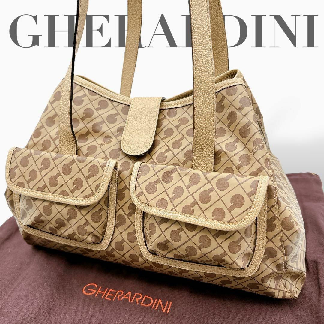 GHERARDINI(ゲラルディーニ)のO098 【美品】GHERARDINI ゲラルディーニ ハンドバッグ ソフティ レディースのバッグ(ハンドバッグ)の商品写真