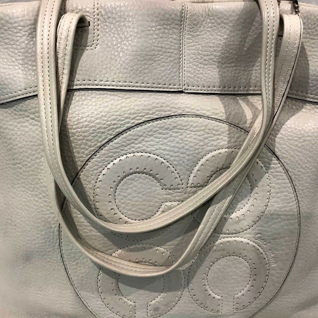 COACH(コーチ)のコーチ(COACH) ソフトレザー ジュリア オプアート トートバッグ ショルダーバッグ 14967 肩掛けかばん オフホワイト 【中古】KB-8125 レディースのバッグ(トートバッグ)の商品写真