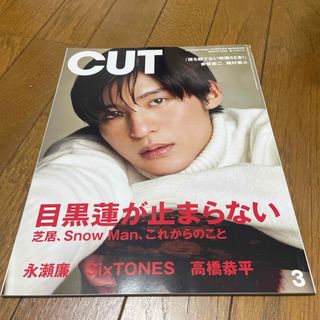 スノーマン(Snow Man)のSnow Man 目黒蓮表紙 Cut (カット) 2023年 03月号 [雑誌](音楽/芸能)