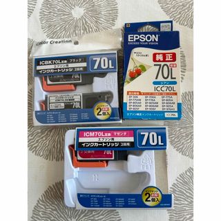 エプソン(EPSON)のEPSON ICC70L純正1本互換インクマゼンダ1本互換インクブラック2本(その他)