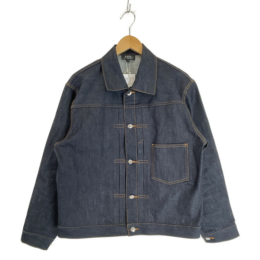 A.P.C(アーペーセー)のアーペーセー ×BEAMS LIGHT別注 インディゴ デニムジャケット L メンズのジャケット/アウター(その他)の商品写真