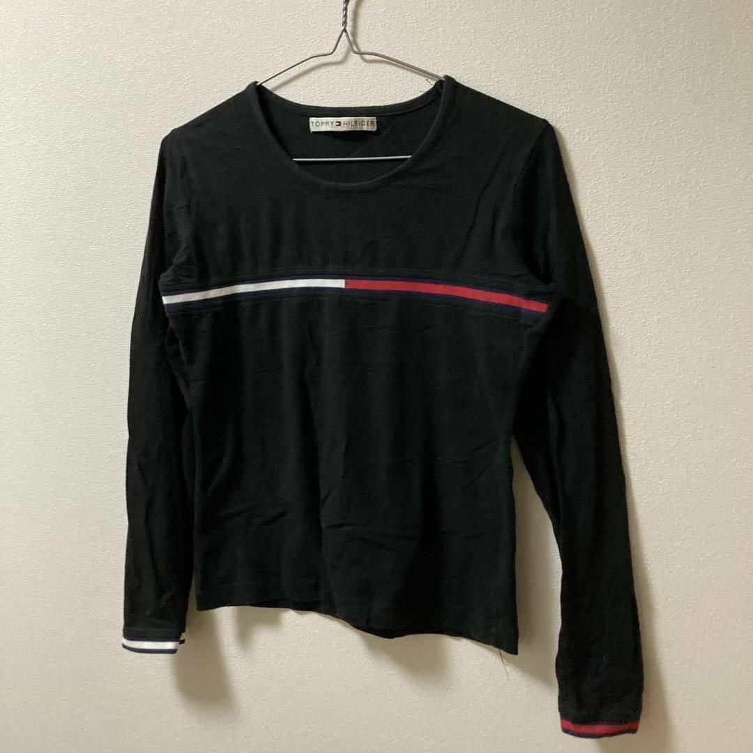 TOMMY HILFIGER(トミーヒルフィガー)の【トミーヒルフィガー】TOMMYHILFIGER（F）半袖シャツ トップス レディースのトップス(Tシャツ(長袖/七分))の商品写真