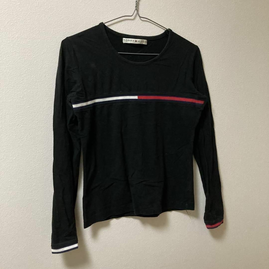 TOMMY HILFIGER(トミーヒルフィガー)の【トミーヒルフィガー】TOMMYHILFIGER（F）半袖シャツ トップス レディースのトップス(Tシャツ(長袖/七分))の商品写真