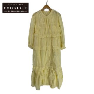 イザベルマラン(Isabel Marant)のイザベルマラン イエロー vintage lace dress ワンピース 42(その他)