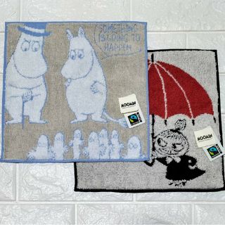 ムーミン(MOOMIN)の新品２枚 LillaMy ハンドタオル ムーミン リトルミイ ニョロニョロ パパ(タオル)