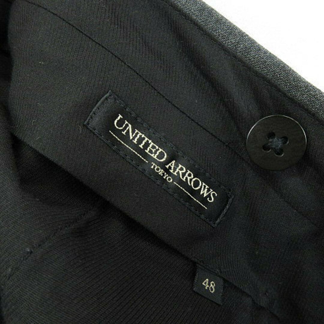 UNITED ARROWS(ユナイテッドアローズ)のユナイテッドアローズ  ウール混 スラックスパンツ グレー 48 メンズのパンツ(スラックス)の商品写真