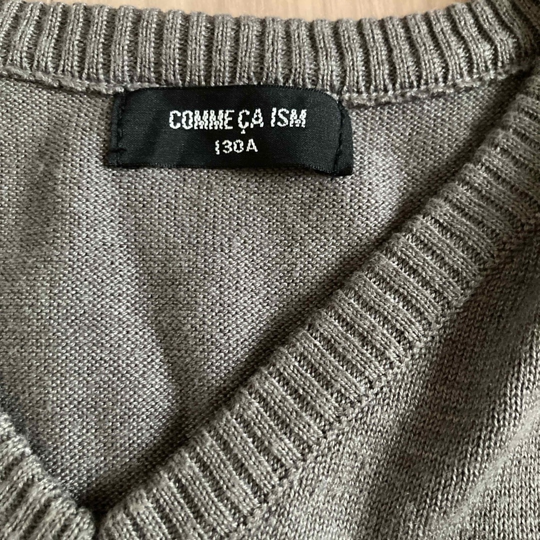 COMME CA ISM(コムサイズム)のコムサイズム  ベスト キッズ/ベビー/マタニティのキッズ服男の子用(90cm~)(ニット)の商品写真