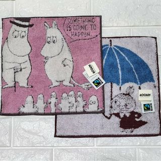 ムーミン(MOOMIN)の新品２枚 LillaMy ハンドタオル ムーミン リトルミイ ニョロニョロ パパ(タオル)